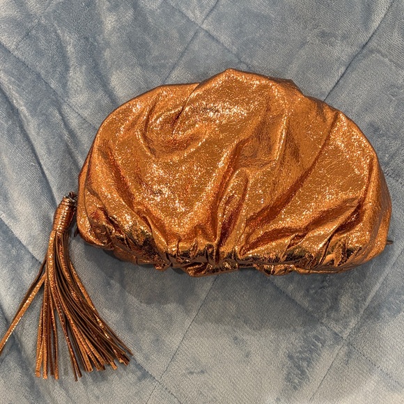 Rebecca Minkoff Handbags - Rebecca Minkoff Shimmering Copper Wristlet